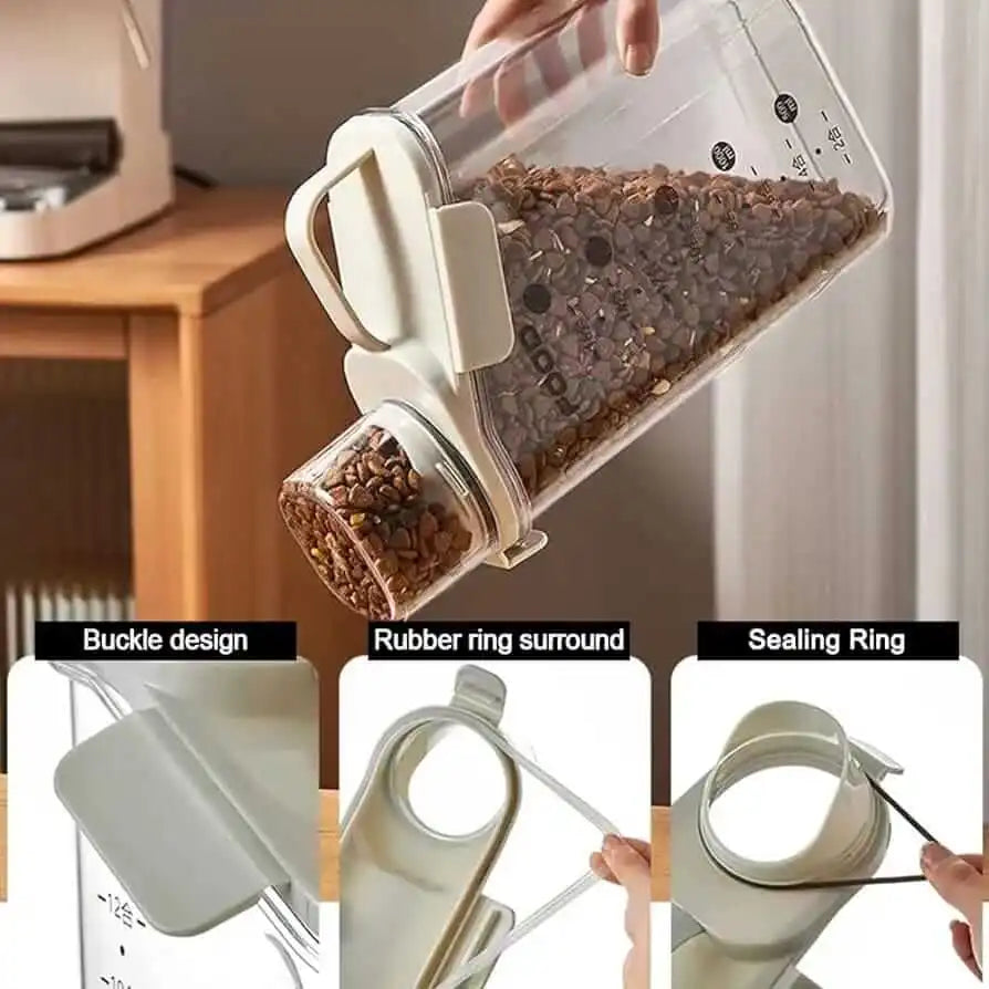 Multifunctional Pet Food Storage Container