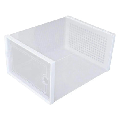 1pc Plastic Dust Proof Shoes Rack