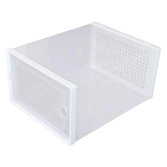 1pc Plastic Dust Proof Shoes Rack