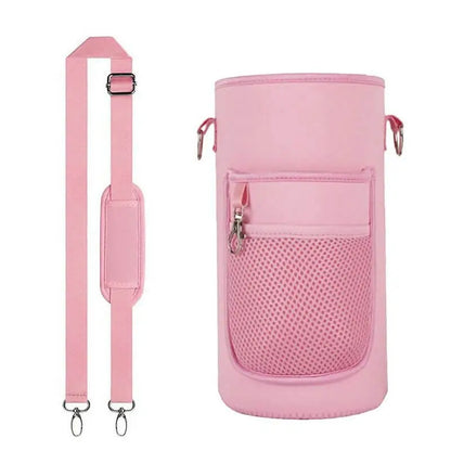 Water Bottle Pouch with Shoulder Strap