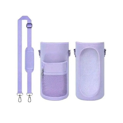 Water Bottle Pouch with Shoulder Strap