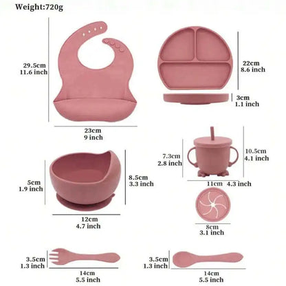 Silicone Feeding Set